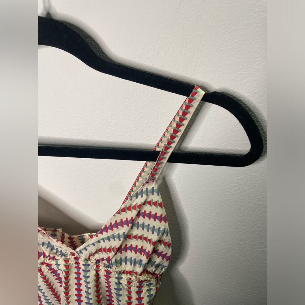 Marni Geometric Triangle Multicolor Button Back T… - image 5